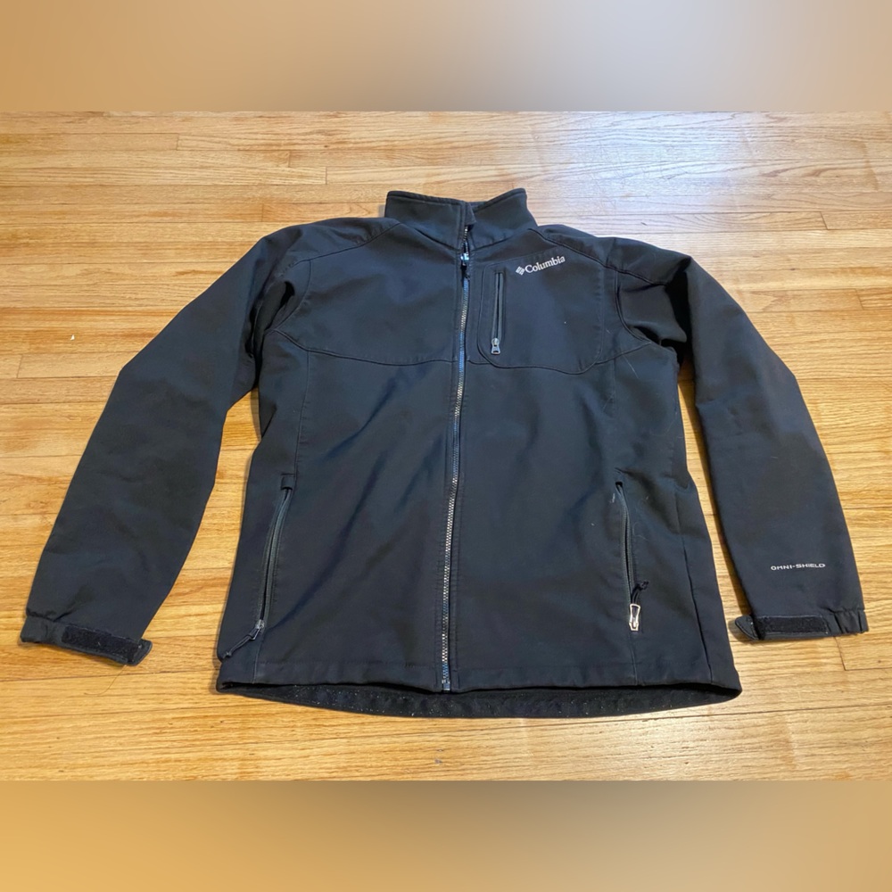 Columbia Men's Omni-Shield L Large Black Softshell Jacket